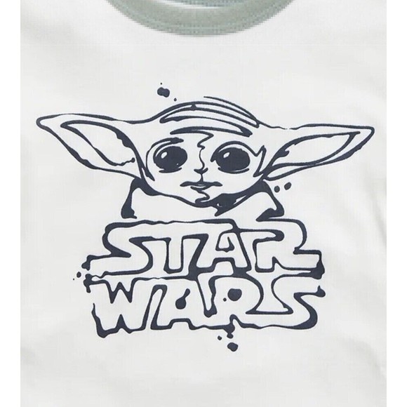 NWT GAP "Star Wars" The Child Baby Yoda Grogu L/S Mandalorian Pajama Set Sz 4 yr - Picture 2 of 2